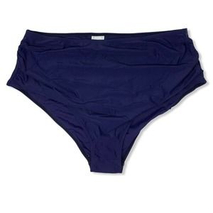 SelfieGo Navy Blue High Waist Bikini Bottoms New